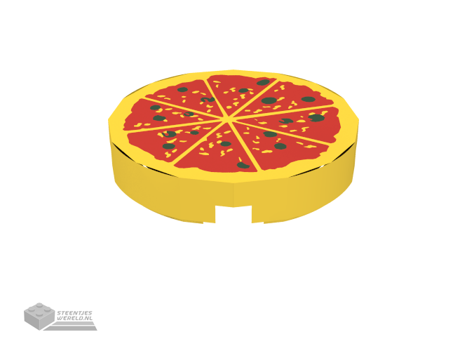 4150p02 - Tile, Round 2 x 2 met Pizza Pattern