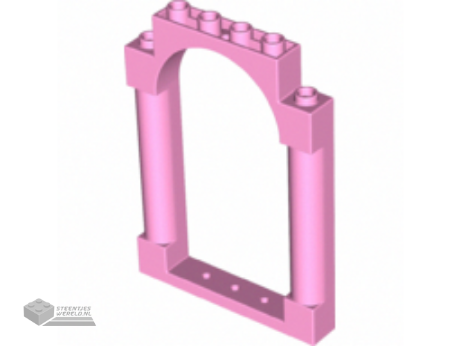 40066 – Deurkozijn 1 x 6 x 7 afgeronde Pillars met bovenkant boog en inkepingen