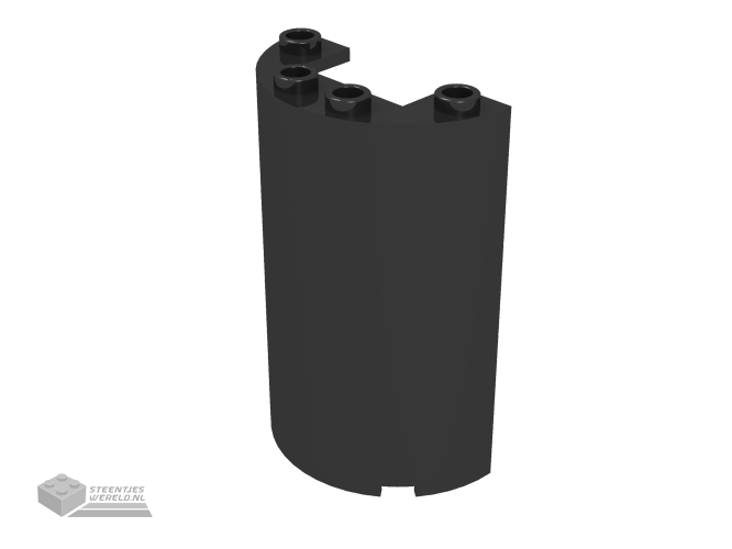 85941 – Cylinder Half 2 x 4 x 5 met 1 x 2 uitsnede