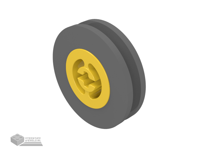 3482c03 – Wheel met Split Axle Hole met Black Tire 17 x 43 (3482 / 3634)