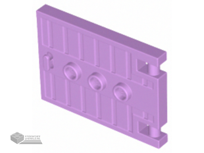 93096 – Deur 1 x 5 x 3 met 3 noppen en Hendel