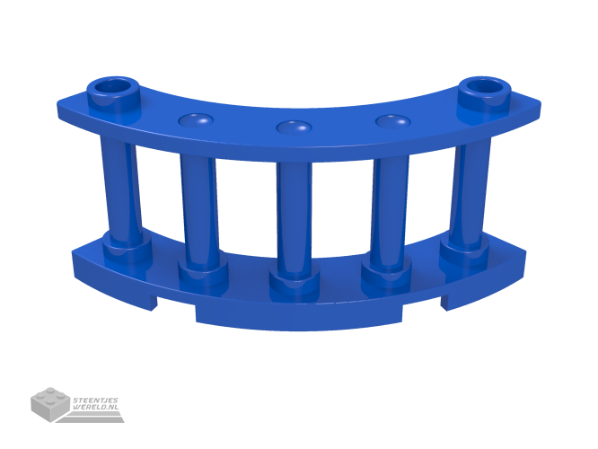 30056 - Fence 4 x 4 x 2 Quarter Round Spindled met 2 noppen