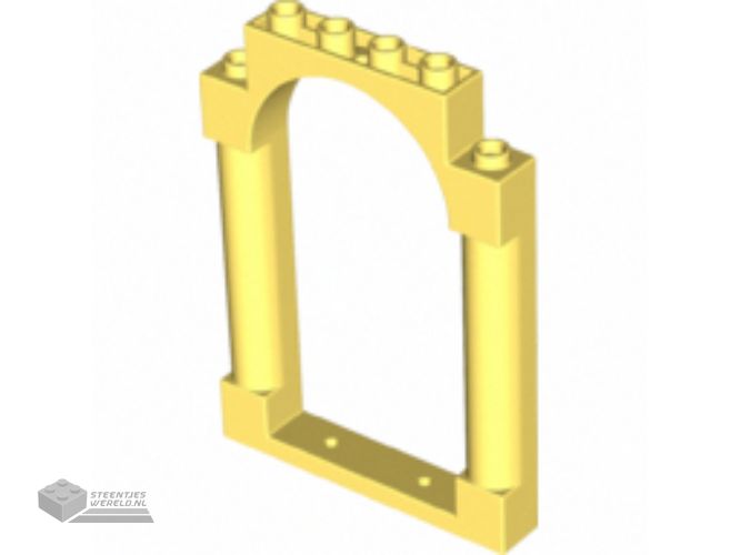 40066 – Deurkozijn 1 x 6 x 7 afgeronde Pillars met bovenkant boog en inkepingen
