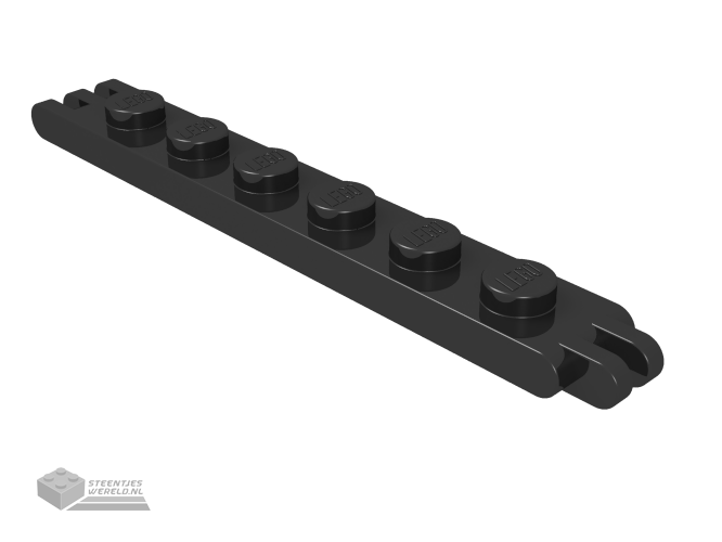 4504 – Hinge Plate 1 x 6 met 2 en 3 Fingers On Ends