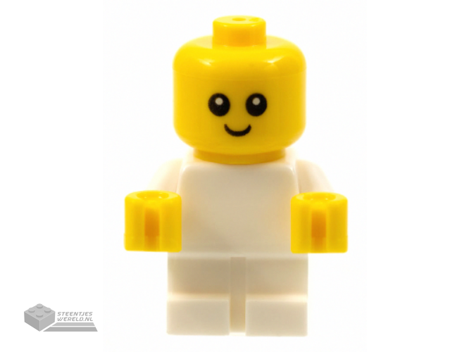 njo446 – Baby – White Body met Yellow Hands, hoofd met Neck