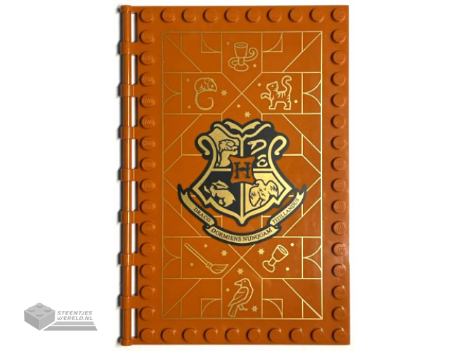 69934pb003 - Tile, Modified 10 x 16 with Studs on Edges and Bar Handles with Hogwarts Transfiguration Class Pattern