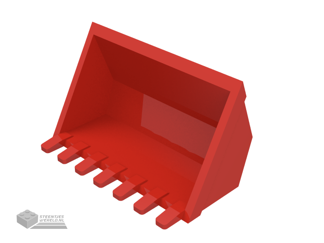 30394 – Vehicle, Digger Bucket 7 Teeth 3 x 6 met Locking 2 Finger Hinge