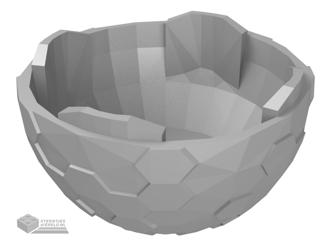 13754 – Container, Faceted 4 x 4 x 1 2/3, Alien Pod Section