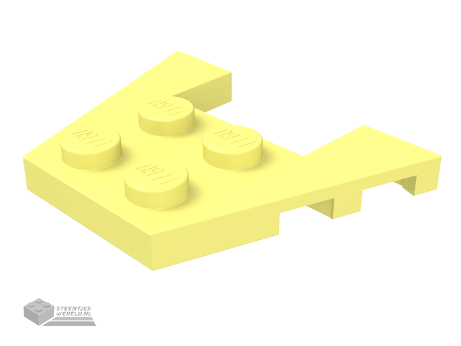 48183 – Wedge, Plaat 3 x 4 met nop inkepingen