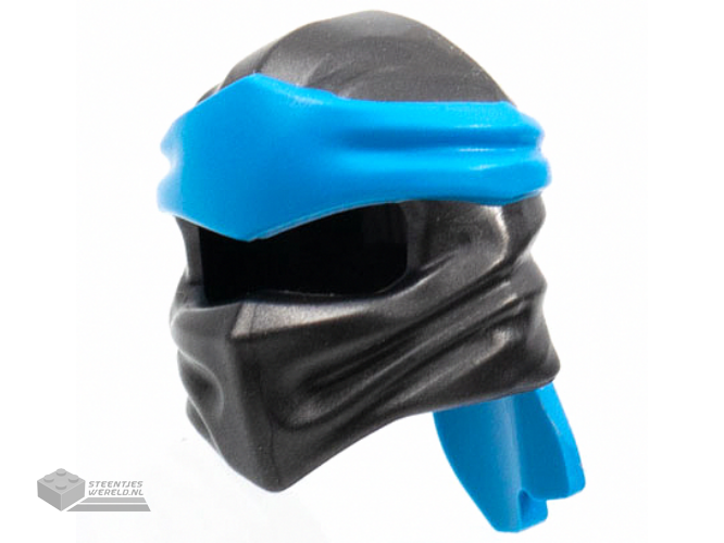 40925pb04 - Minifigure, Headgear Ninjago Wrap Type 4 with Molded Dark Azure Headband Pattern