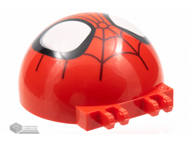 50747pb18 – Windscreen 6 x 6 x 3 Canopy Half Sphere with Dual 2 Fingers, Spider-Man Face Pattern