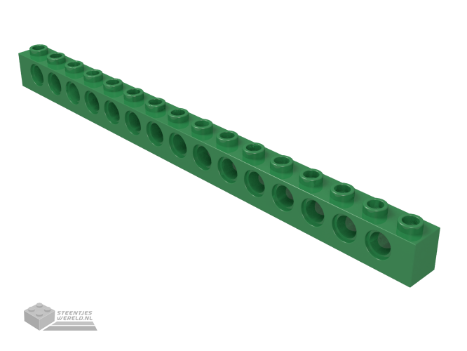 3703 – Technic, Steen 1 x 16 met gaten