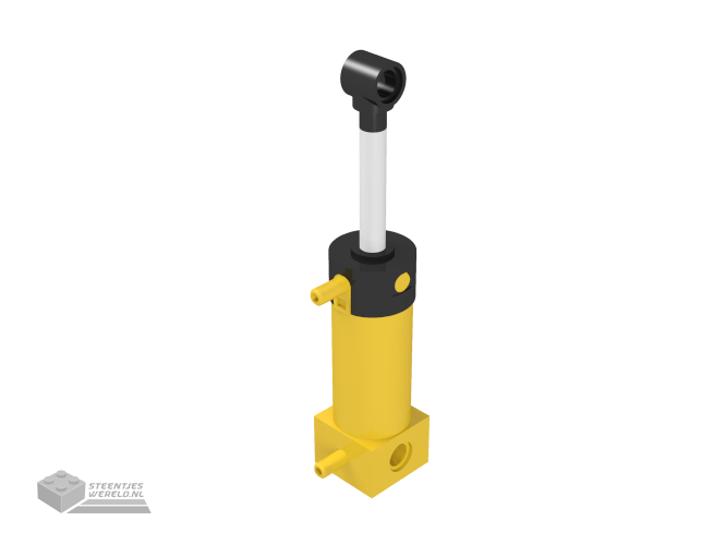 2793c02 – Pneumatic Cylinder with 2 Inlets Medium (48mm) with Yellow Top