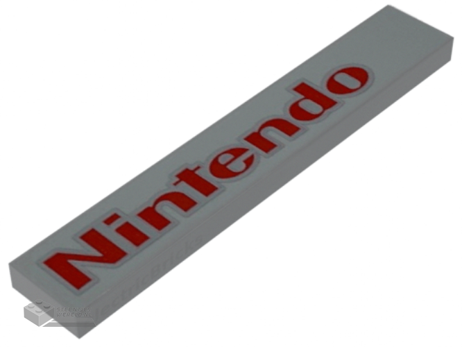 6636pb227 – Tile 1 x 6 with Red ‘Nintendo’ Pattern