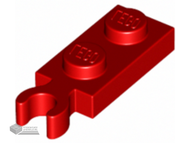 78256 – Plaat, aangepast 1 x 2 met Clip op uiteindes (Vertical Grip)