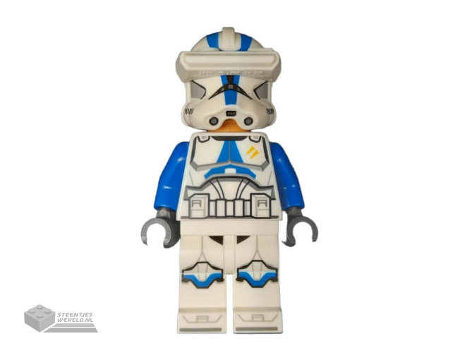 sw1248 – Clone Trooper Specialist, 501st Legion (Phase 2) – Blue Arms, Macrobinoculars, Nougat Head, Helmet with Holes