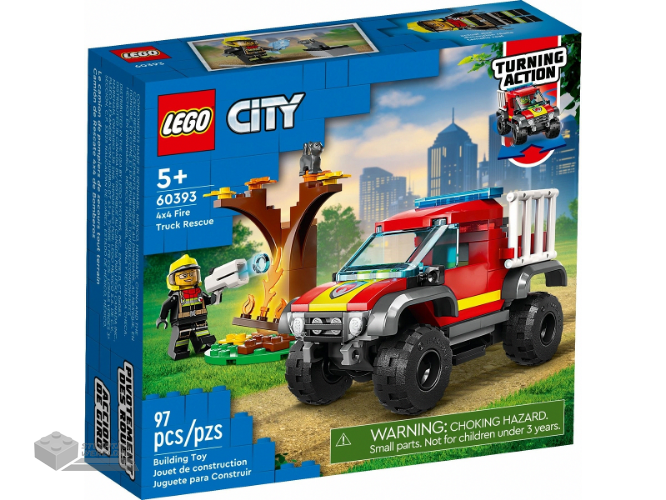 60393-1 - LEGO City 60393 4x4 Brandweertruck redding