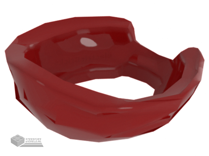 24504 – Minifigure Ninja Face Scarf met inkeping in achterkant