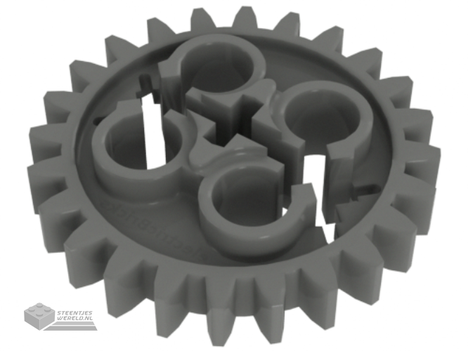 x187 – Technic, Gear 24 Tooth (1st Version – 3 Axle Holes)