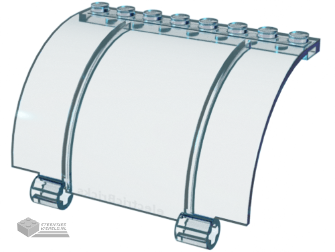 76798 – Panel 5 x 8 x 3 2/3 Curved with 2 Axle Holes