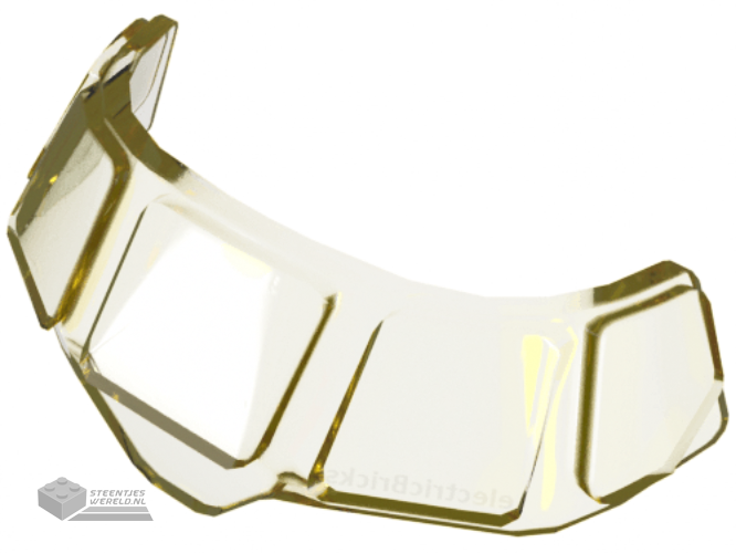 18908 – Glass for Aircraft Fuselage Curved Forward 6 x 10 Top with 5 Window Panes