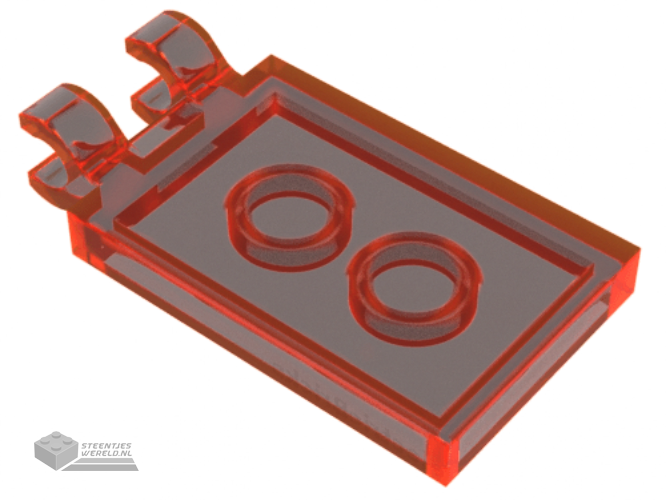 30350b – Tegel, aangepast 2 x 3 met 2 Open O Clips