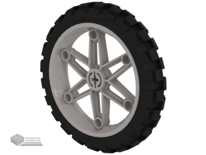 LEGO 2903c01 Wheel 61.6mm D. x 13.6mm Motorcycle with Black