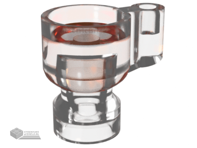 68495pb01 – Minifigure, Utensil Stein / Cup with Trans-Orange Drink Pattern