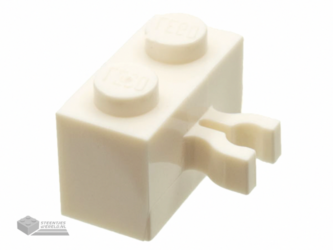 30237a – Brick, Modified 1 x 2 with Split U Clip Thick (Vertical Grip)