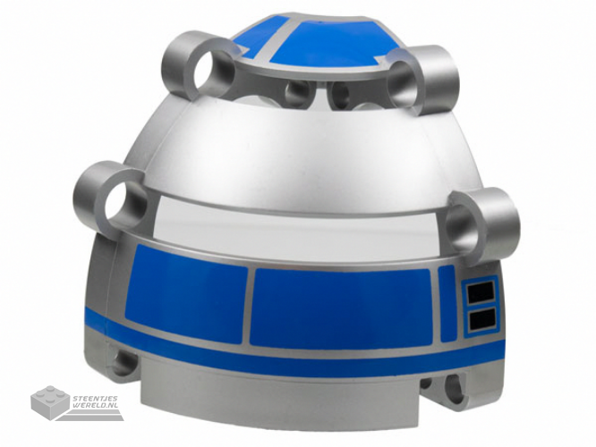 51ps1 – Technic, Panel Dome 6 x 6 x 5 2/3 with R2-D2 No Eye Pattern