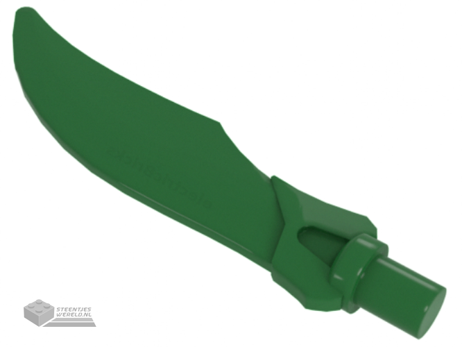 37341a - Minifigure, Weapon Sword gebogen Blade met Bar