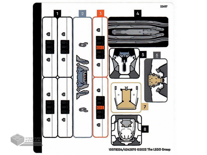 76989stk01 – Sticker Sheet for Set 76989 – (10078254/6342870)