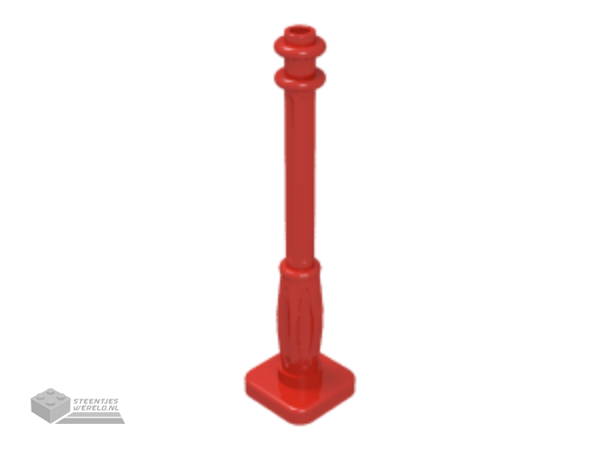 2039 - Support 2 x 2 x 7 Lamp Post, 6 Base Flutes