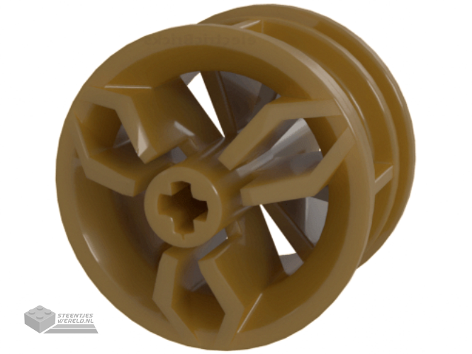 66155 - Wheel 30.4mm D. x 20mm met middenstuk Technic as gaten Motorcycle