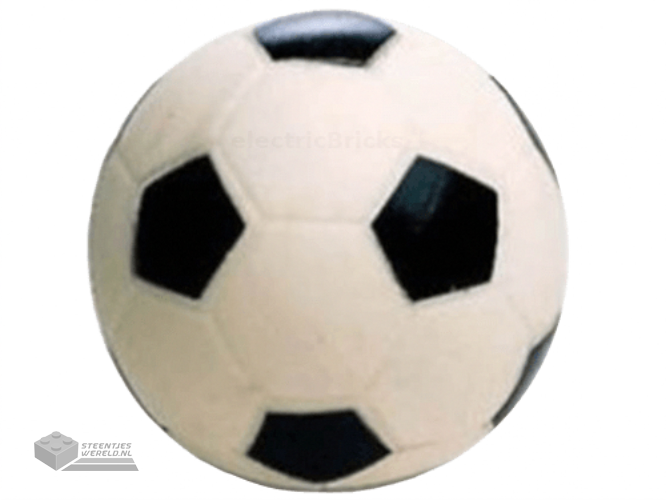 x45pb07 – Ball, Sports Soccer with Black Pentagons Pattern – No Pentagon at Injection Point