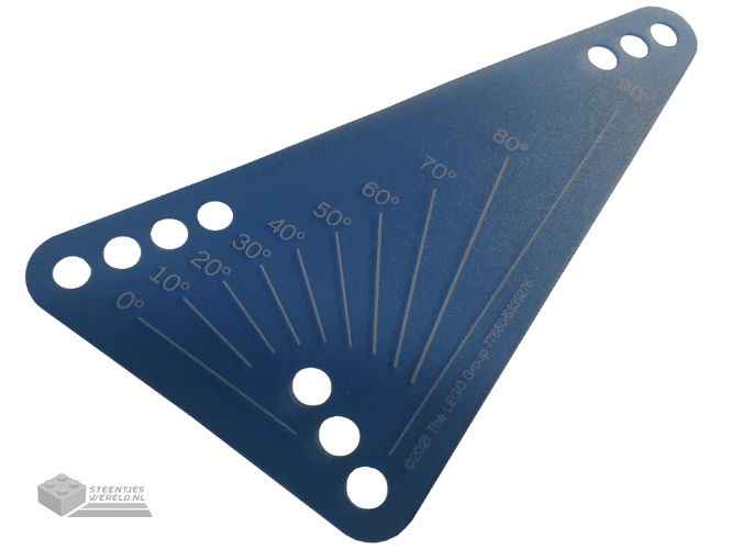 pb0278fpb01 – Plastic Science & Technology Panel – Triangle Small with Protractor Angle Markings Pattern