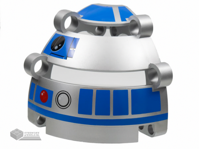 51ps2 – Technic, Panel Dome 6 x 6 x 5 2/3 with R2-D2 Eye Pattern