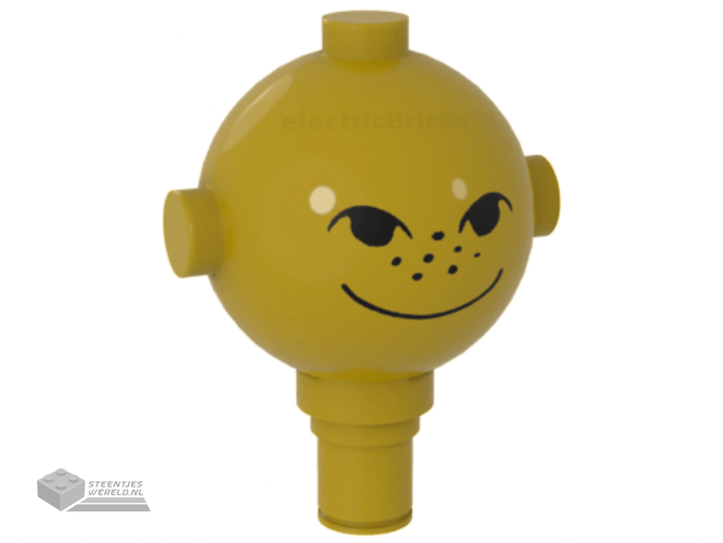 685px3 – Homemaker Figure / Maxifigure Head with Black Eyes, Freckles, and Smile Pattern