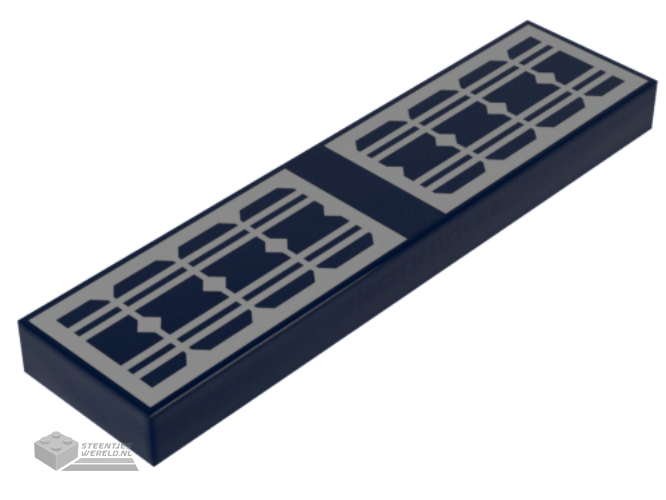 2431pb499 – Tile 1 x 4 with Solar Panels Pattern