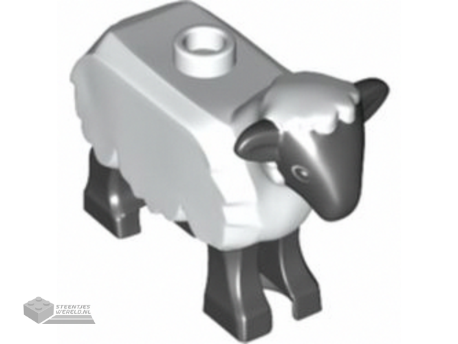 74188pb01 – Sheep with Black Head and Legs and Eyes Pattern