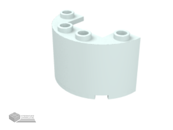 24593 – Cylinder Half 2 x 4 x 2 met 1 x 2 uitsnede