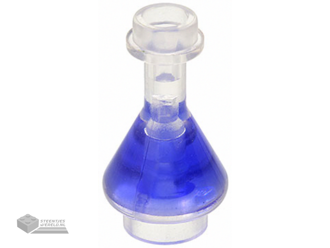 93549pb02 – Minifigure, Utensil Bottle, Erlenmeyer Flask with Molded Trans-Purple Fluid Pattern