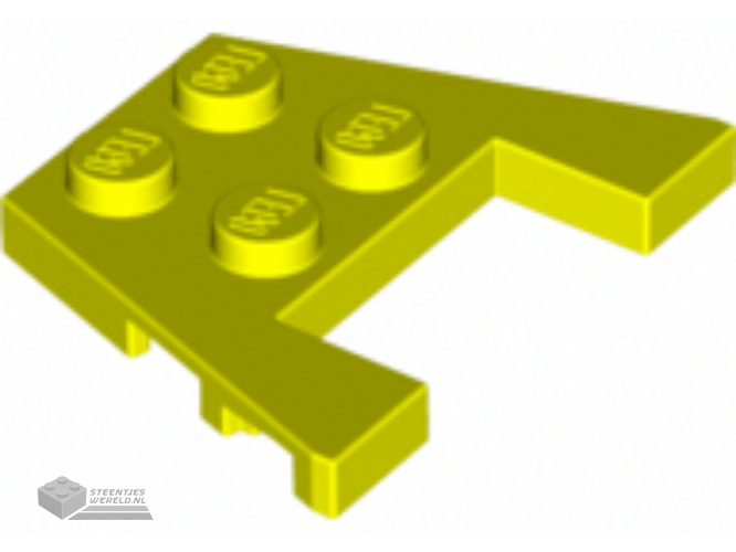 48183 – Wedge, Plaat 3 x 4 met nop inkepingen