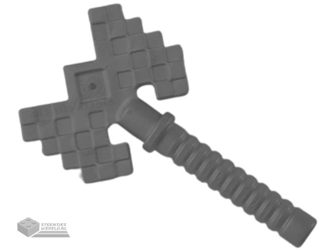 65505b – Minifigure, Weapon Axe, Double Headed, Pixelated (Minecraft)