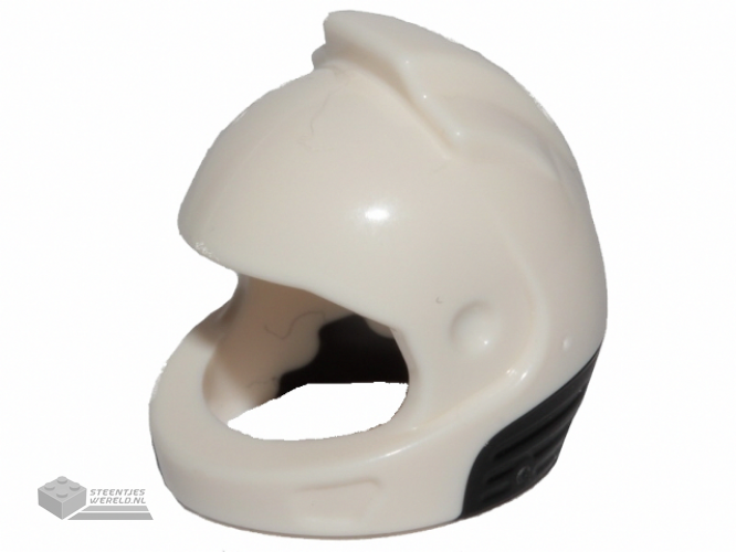 49663pb01 – Minifigure, Headgear Helmet Space, City Astronaut with Molded Black Neck Base Pattern