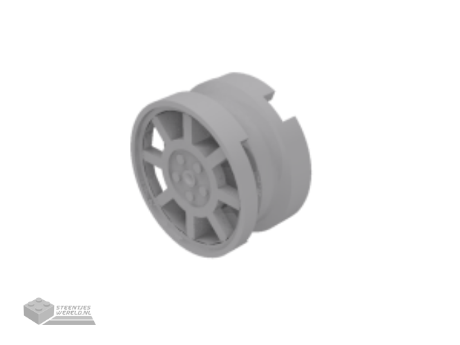93593 - Wheel 11mm D. x 6mm met 8 Spokes