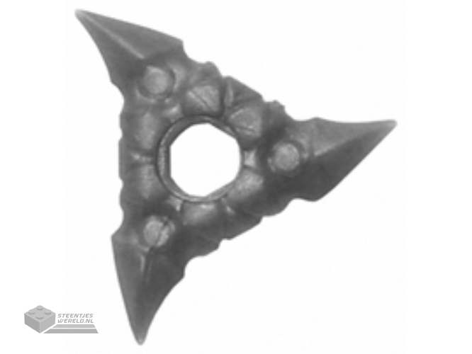 19807a – Minifigure, Weapon Throwing Star (Shuriken) with Textured Grips