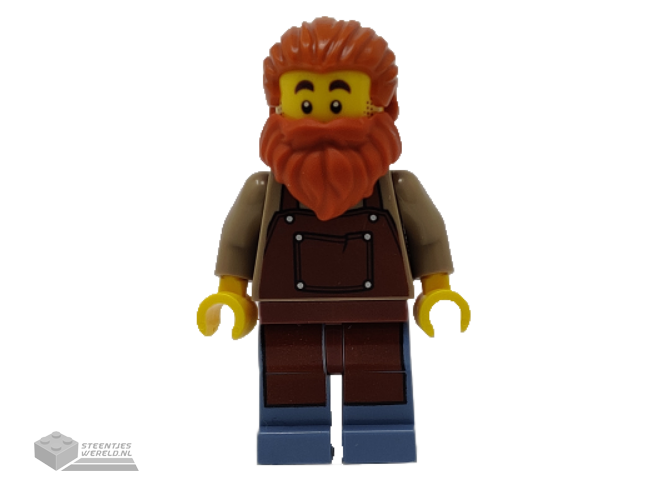 idea082 – Blacksmith, Reddish Brown Apron