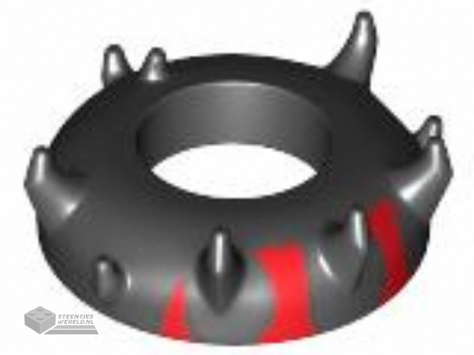 95747pb02 – Minifigure, Headgear Head Top, SW Zabrak Horns, Darth Maul Pattern