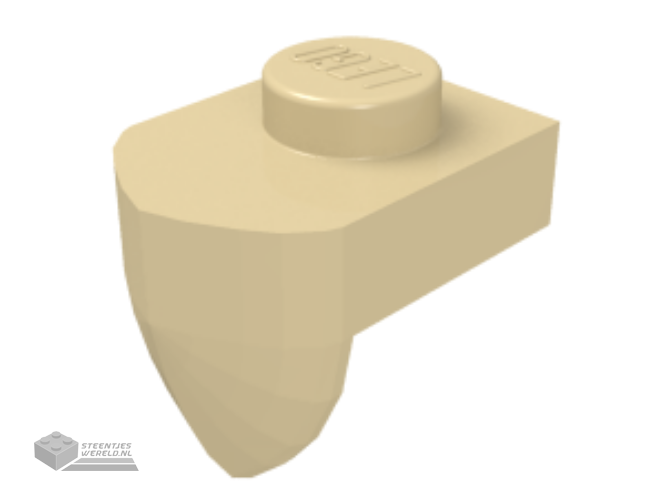 15070 – Plaat, aangepast 1 x 1 met tand Vertical